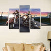 Tableaux 2 bikers en canvas imprimé