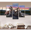 Tableaux 2 bikers en canvas imprimé