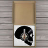 Horloge Skull en vinyle