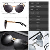 Lunettes de soleil "cat's Eye