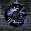 Horloge murale Zombie en vinyle