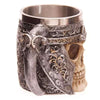 Chope casque viking tête de mort