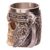 Chope casque viking tête de mort