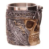 Chope casque viking tête de mort