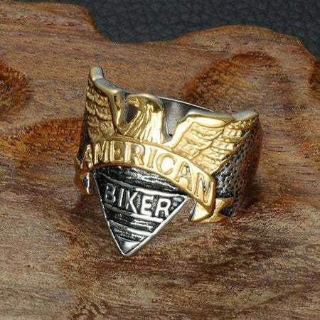 Bague Américan Biker