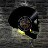 Horloge Skull en vinyle