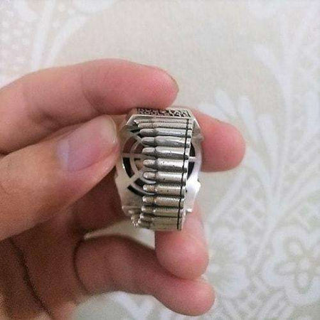 Bague en argent 925 Roulette Russe