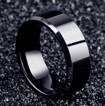 Bague homme en titane