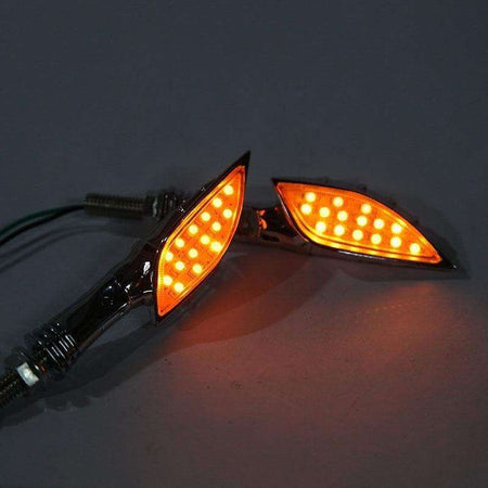 Clignotants squelette pour moto